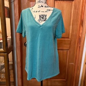 LuLaRoe Christy T Top.  Teal Color.  Size XL.